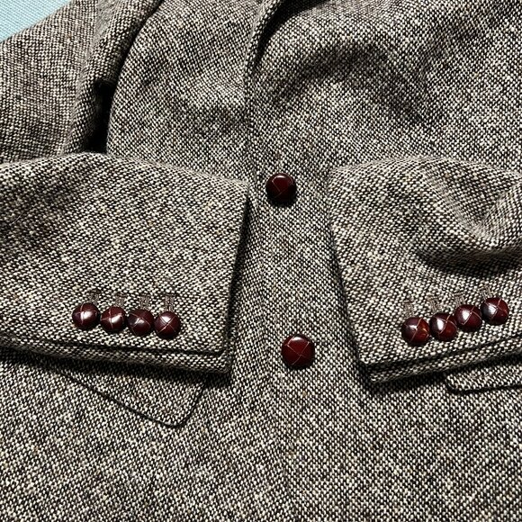 OLD SCHOOL J CREW JOHN HANLEY WOOL BLAZER SIZE 8 - Picture 5 of 12